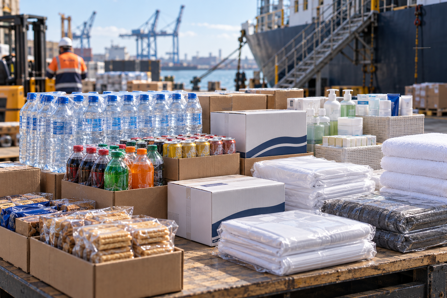 Bonded & cabin ship supply and marine provisions